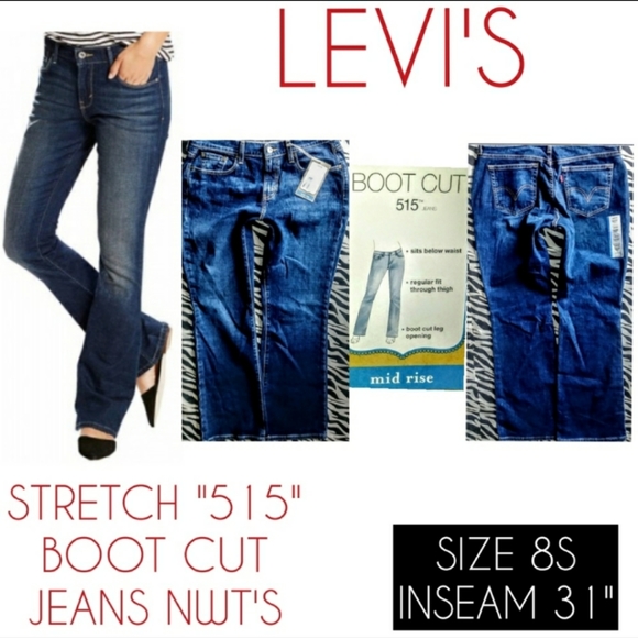 Levi's Denim - Levi's Jeans Size 8 Mid Rise Boot Cut NWT